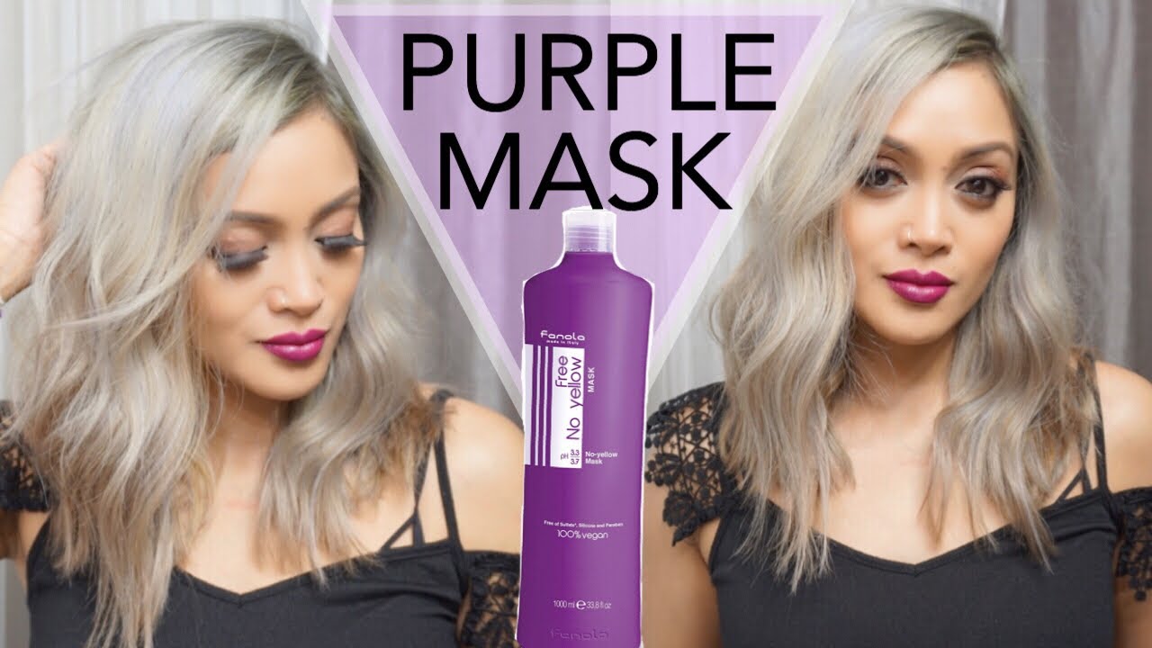 TONING MY HAIR WITH THE FANOLA PURPLE HAIR MASK