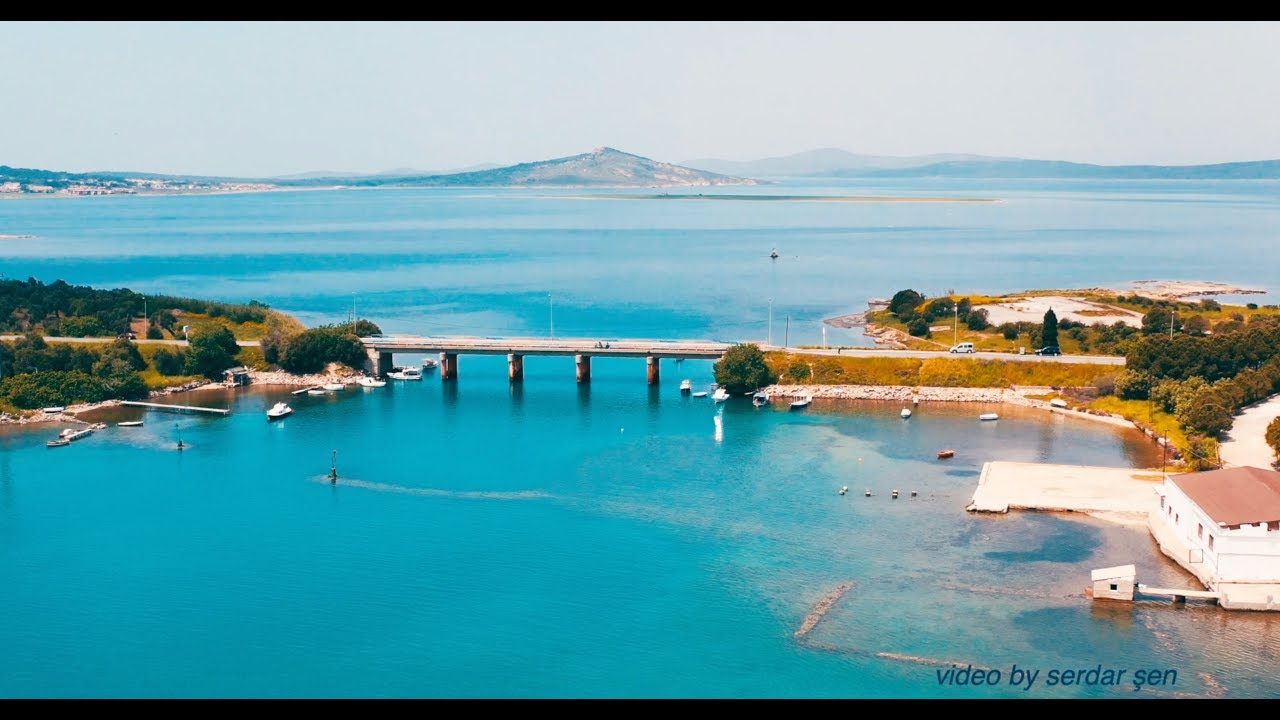 AYVALIK Havadan Drone Çekimi  ( Cunda, Boğaziçi köprüsü)