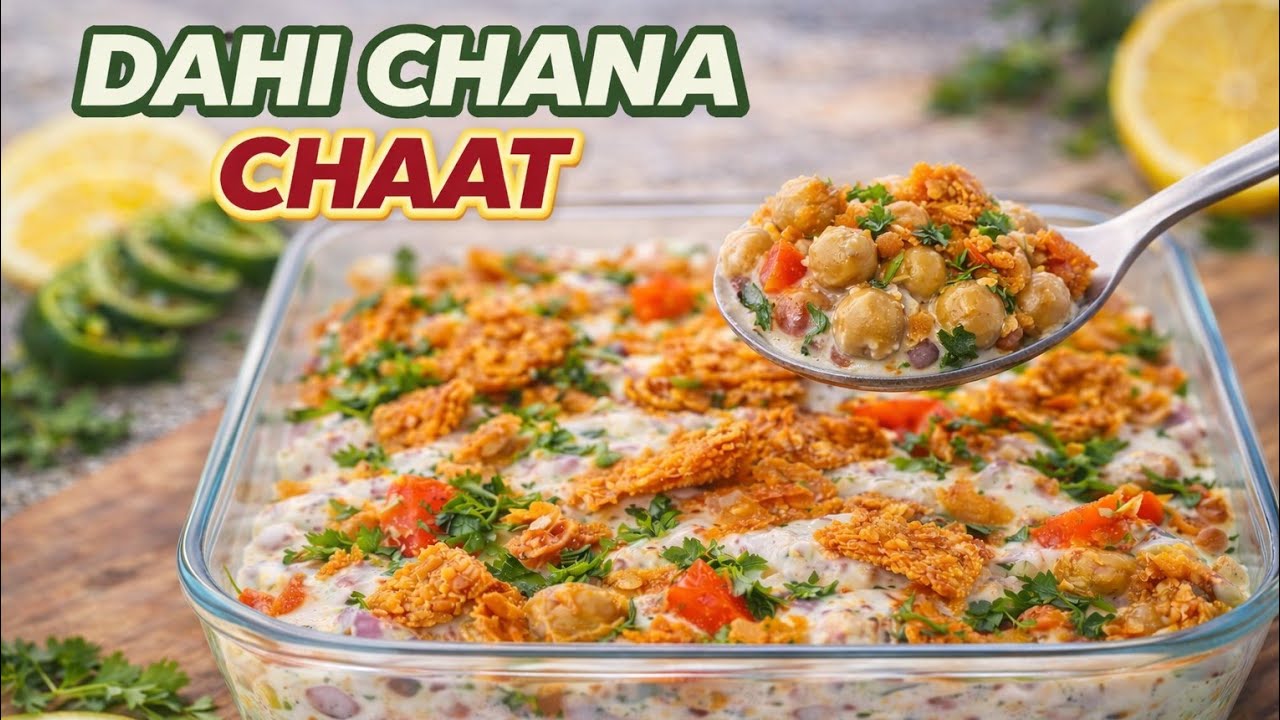 Ramadan Special Dahi Chana Chaat | Easy Iftar Recipe