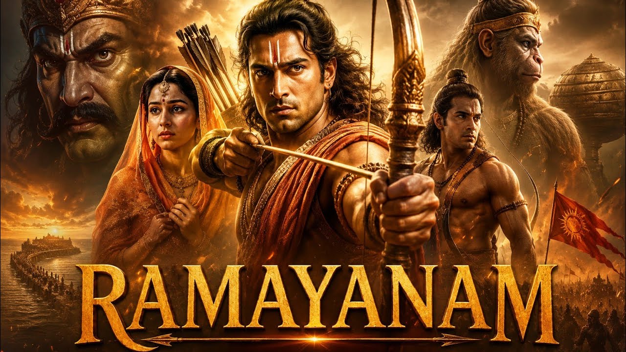 AI Ramayanam | Epic Cinematic Battle in 4K 🔥 | AI Animated Short Film | Lord Rama vs Ravana