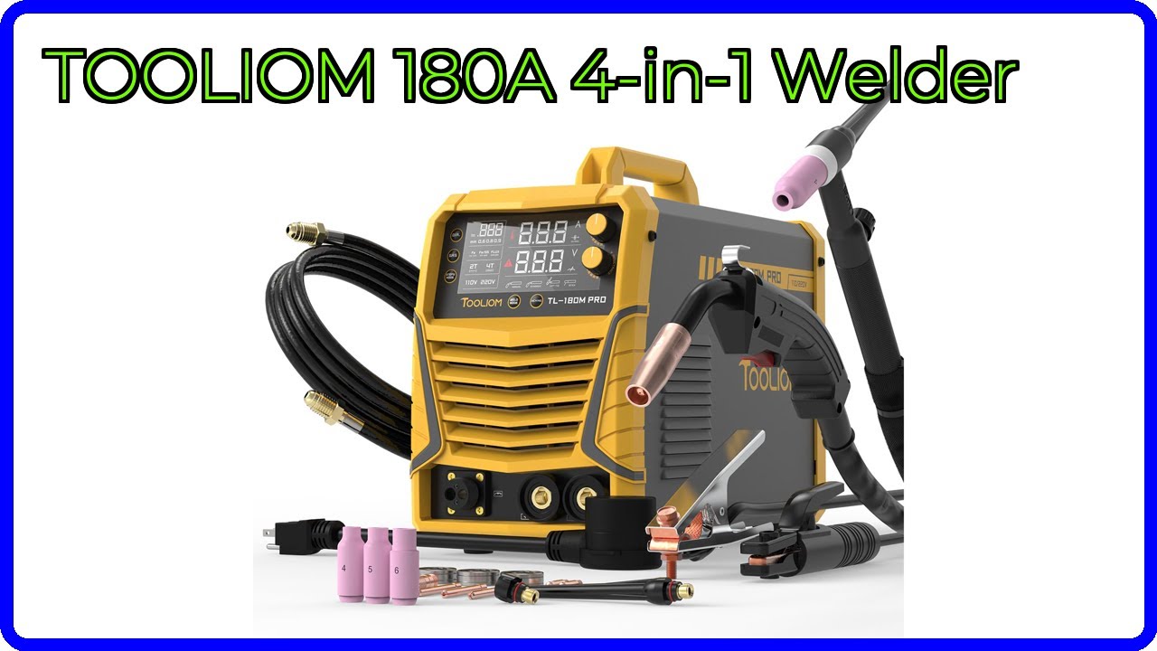 REVIEW (2026): TOOLIOM 180A 4-in-1 Welder. ESSENTIAL details.