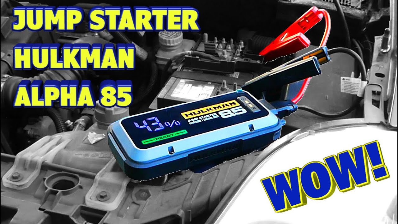 Avviatore di emergenza Jump Starter Hulkman Alpha 85. Eccezionale!
