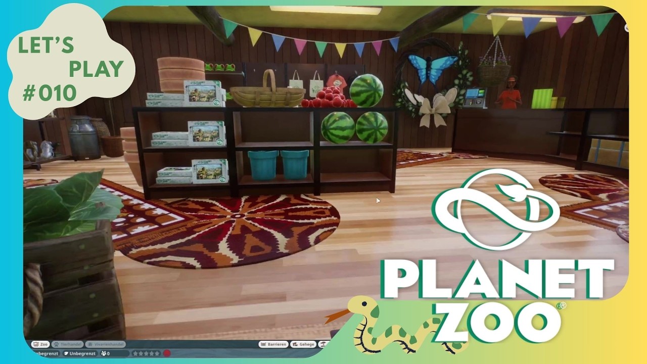 Planet Zoo #010 Abschlussarbeiten am Shop