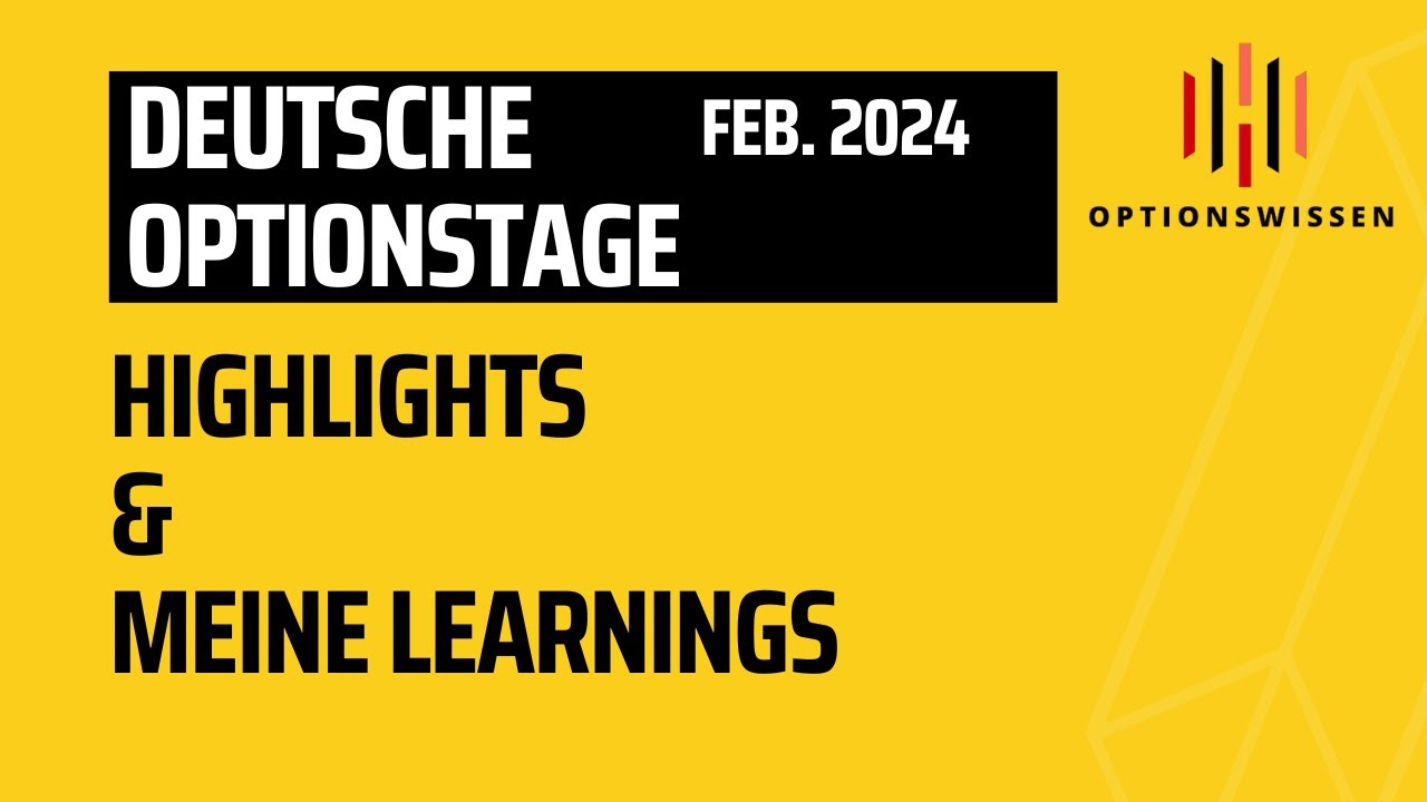 Erfahrungsbericht: Deutsche Optionstage 2024 in D&uuml;sseldorf | Meine Highlights & Learnings!