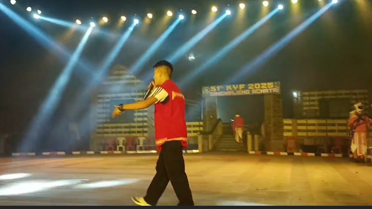 (Phuloni MTV Rapper 51th #kyf2025  #Singmirjeng #achatai Live performance.#rap  #performance