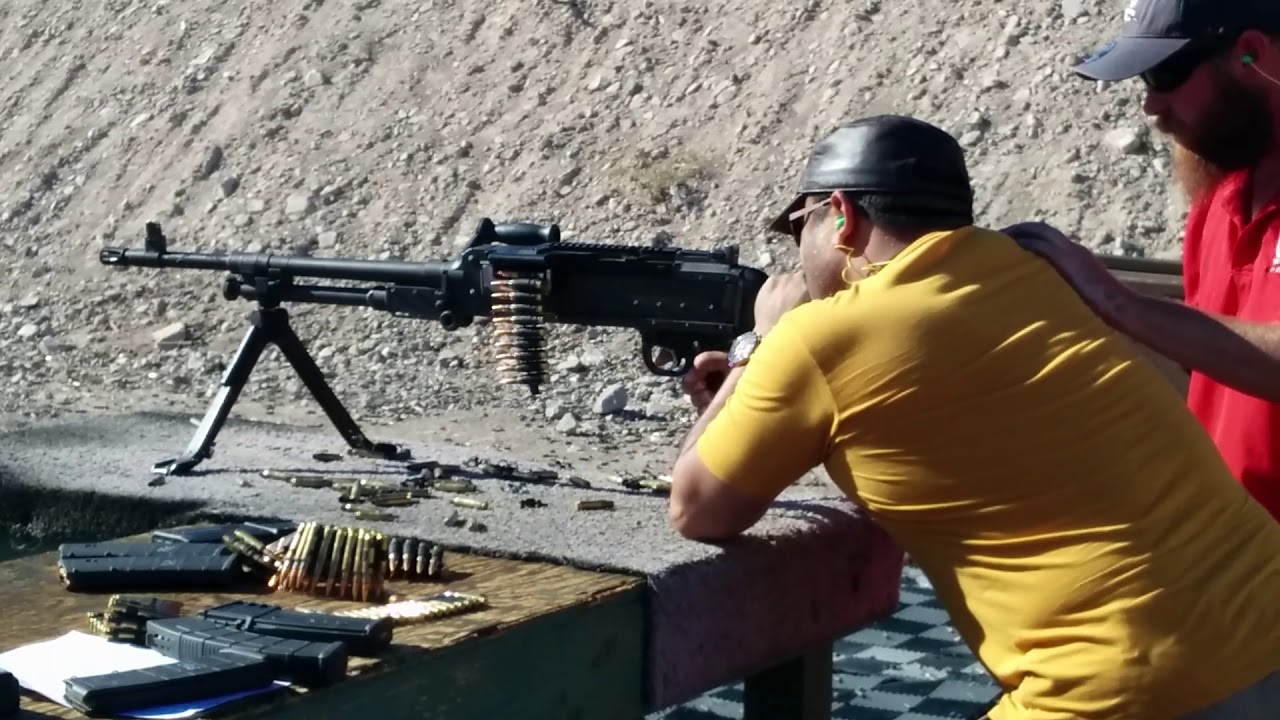 Shoot the M240 Bravo Belt-Fed Machine Gun in Las Vegas