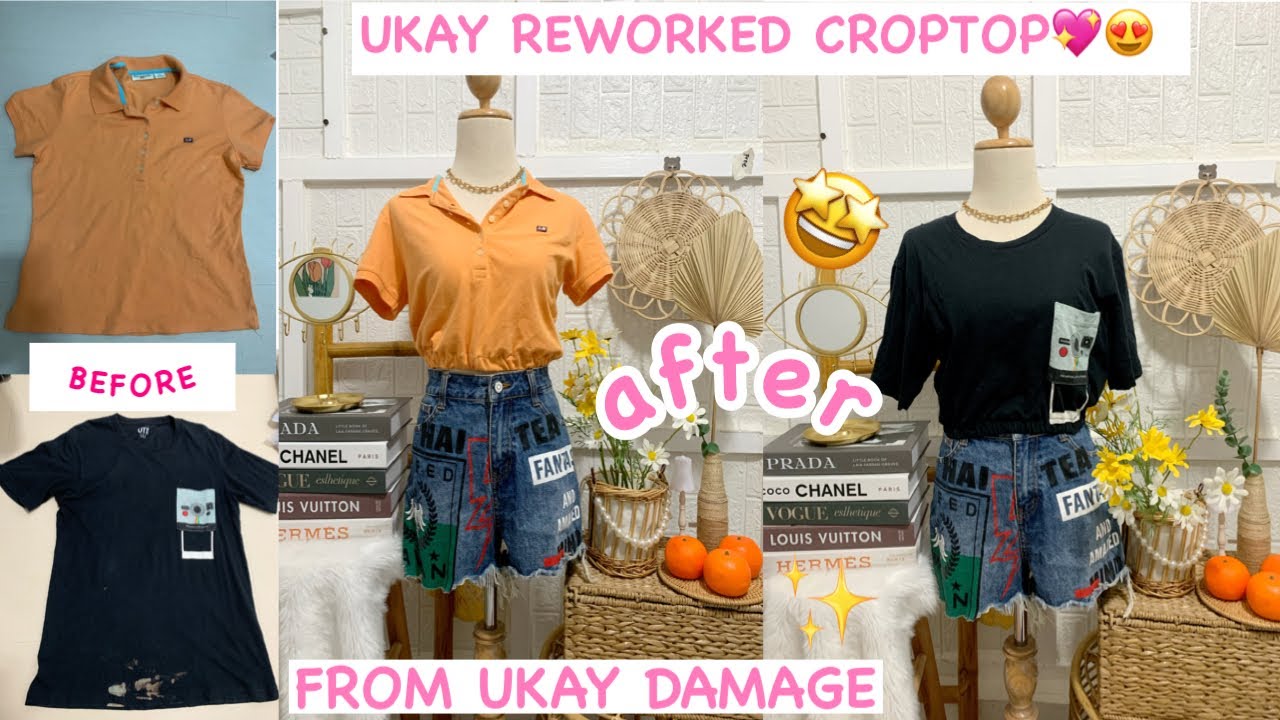 UKAY REWORKED CROPTOP TIPS🤩 (MAY BUTAS, MA POLO SHIRT NAKUHA SA UKAY MAY PAG ASA BA?) | Thatsmarya