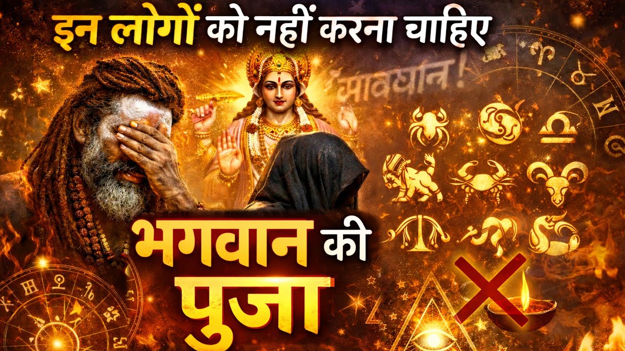 ऐसे ग्रह योग🫥 वाले व्यक्ति को नहीं ❌करना चाहिए भगवान की पूजा🕉️🪔 ।😱😨