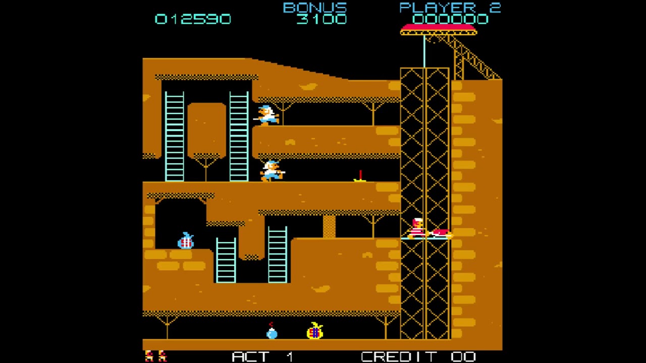 Super Bagman Arcade Game
