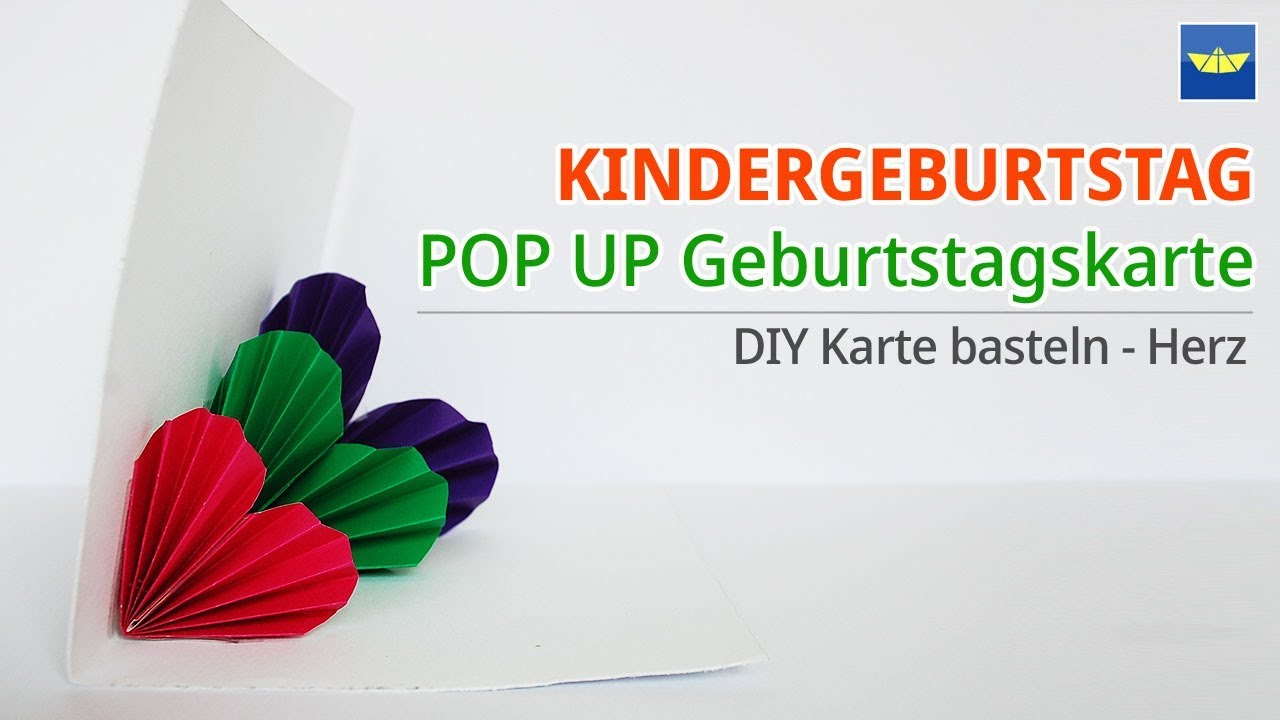 Karte basteln - Herz