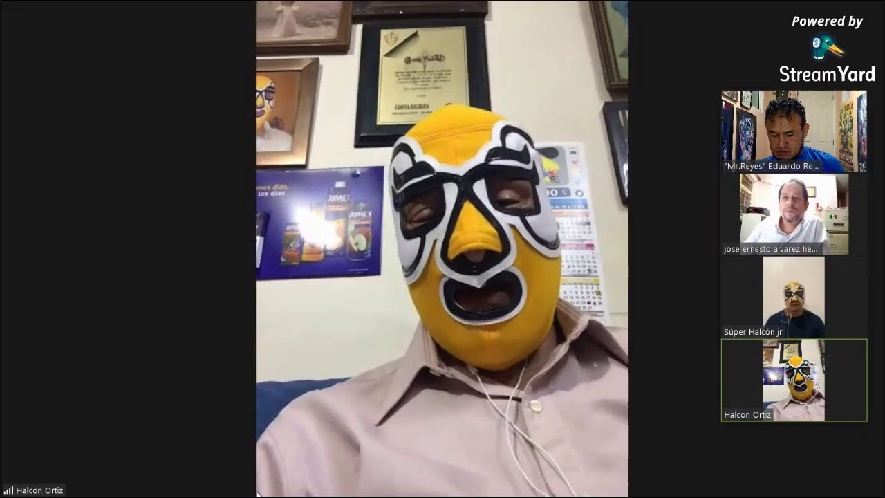 En vivo con EL HALC&Oacute;N ORT&Iacute;Z   #EstrellasdelRing  #EntrevistasQuedateenCasa