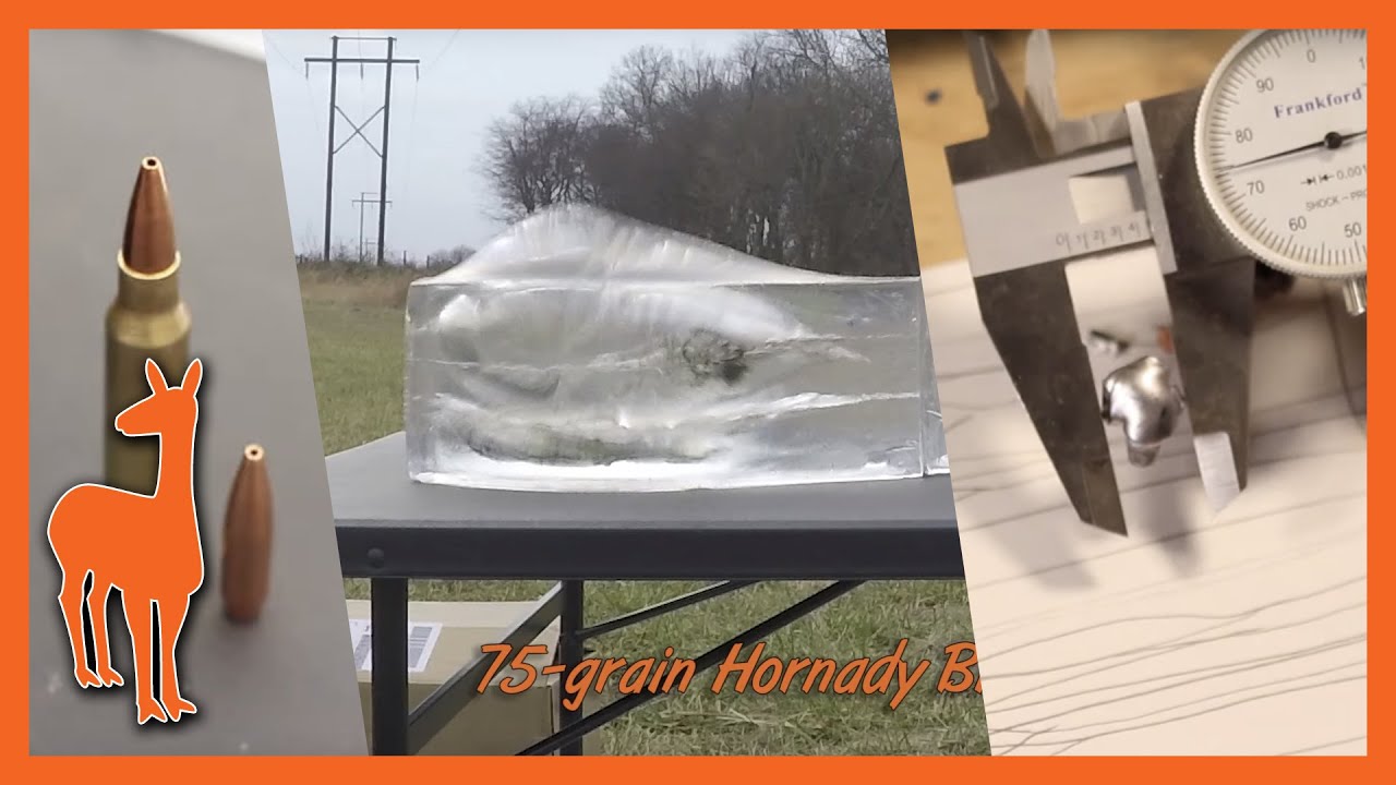 Неожиданные характеристики баллистического геля от Hornady 75-Grain BTHP Match