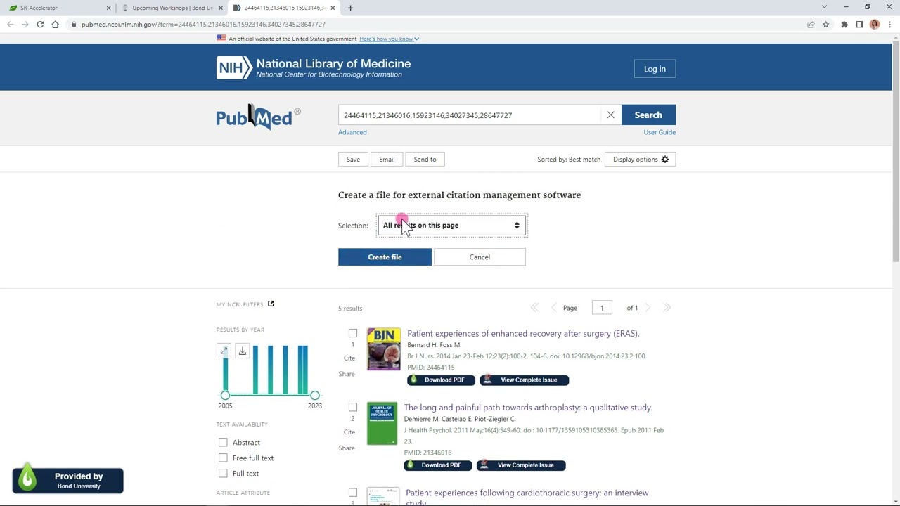 Systematic Review Accelerator (SRA): introduction and short demo