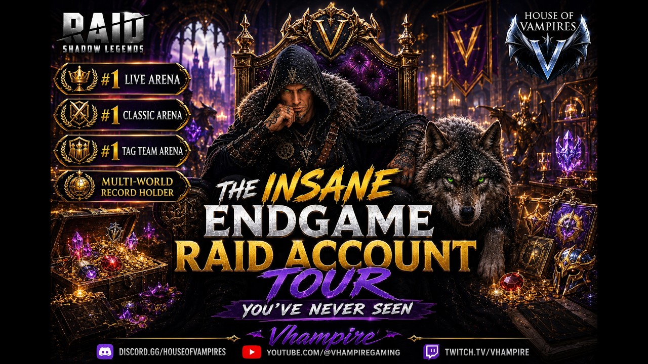 THE INSANE ENDGAME RAID ACCOUNT TOUR YOU'VE NEVER SEEN (2026) RSL