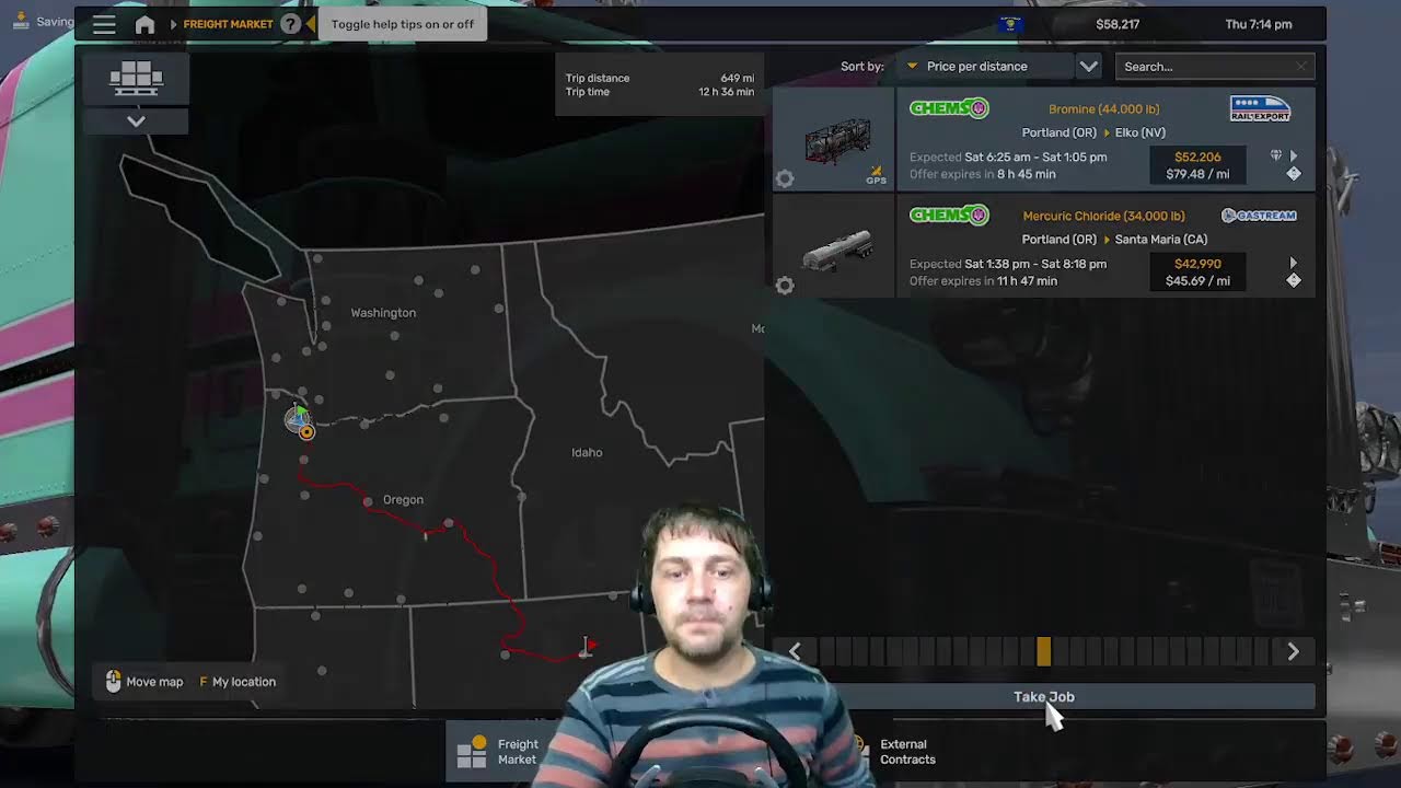 Let Haul Some Loads On American Truck Simulator
