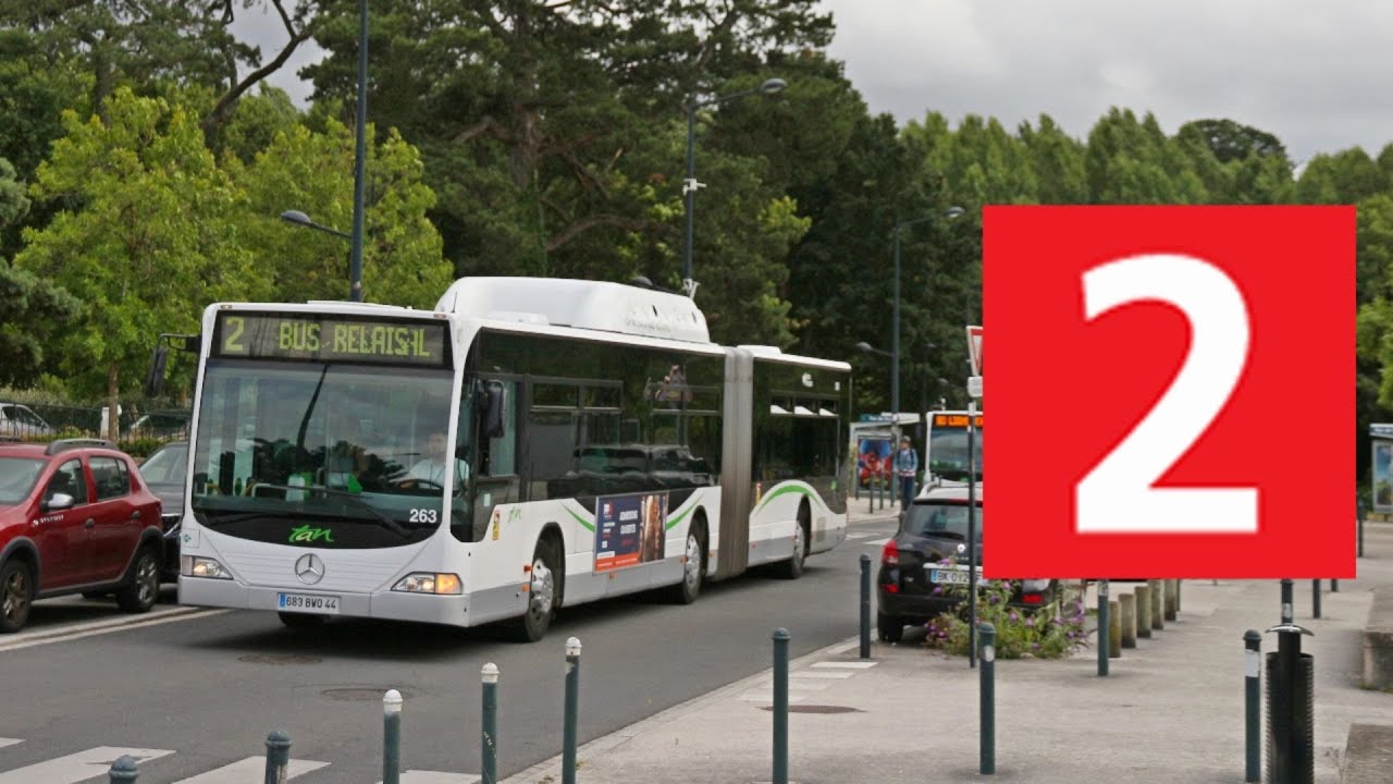 Mercedes Citaro G GNV N°263 - BRT 2 entre Fresche Blanc et Orvault Grand Val - Réseau TAN - Nantes