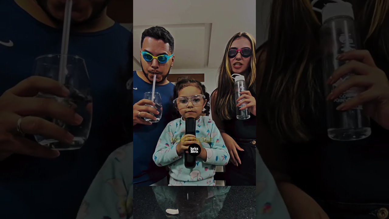 A felicidade dela por ter acertado a parte dela kkkk 