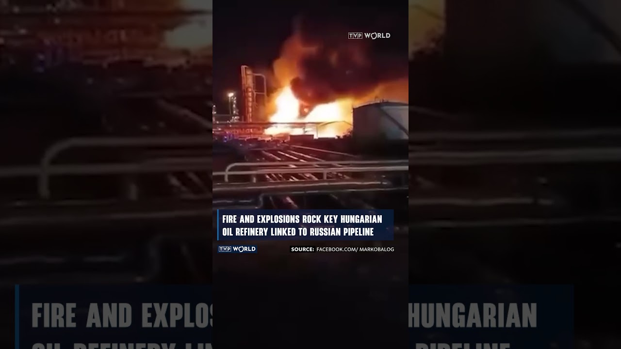 #Fire and #explosions rock key #Hungarian oil #refinery linked to #Russian pipeline