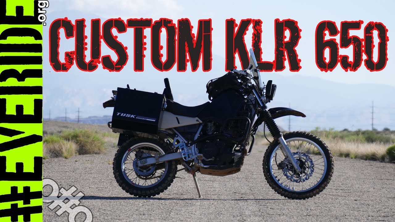 Мой монстр Кавасаки KLR 650!! #everide