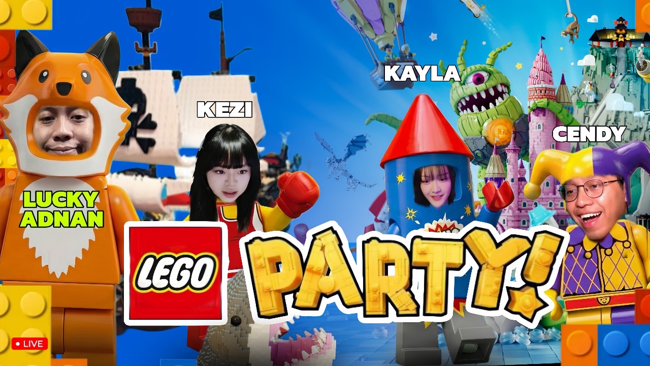 LEGO PARTY WITH THE TROUBLE MAKER @CrispyCendy @kaylasofiah @verokezii