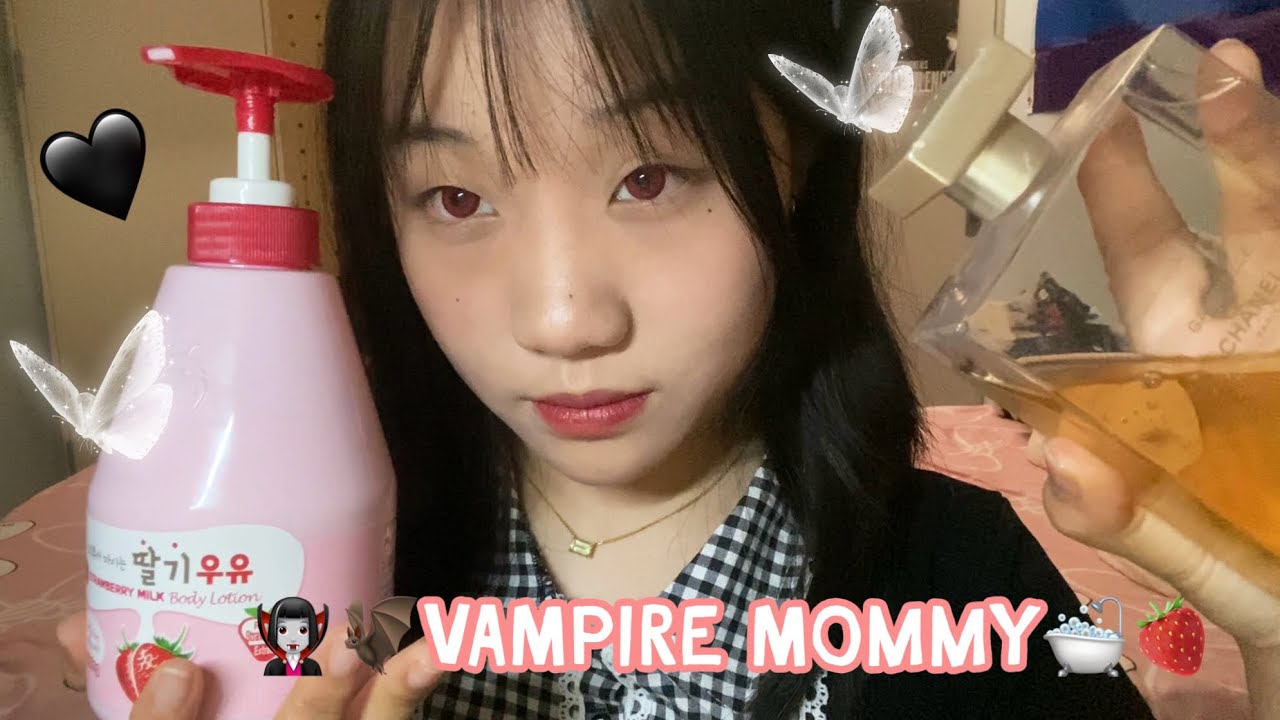 ASMR|🧛‍♀️VAMPIRE Mommy Prepares 🍓🛁U For the PARTY 🎈🎉 Roleplay ( Personal Attention, Take Care of U )