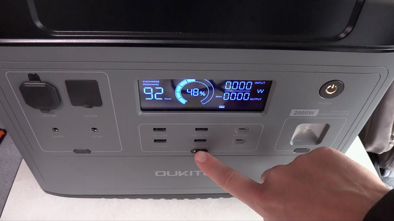 Oukitel Powerstation P2001 Deutsch mit LifePo4 und sehr effizientem Wechselrichter