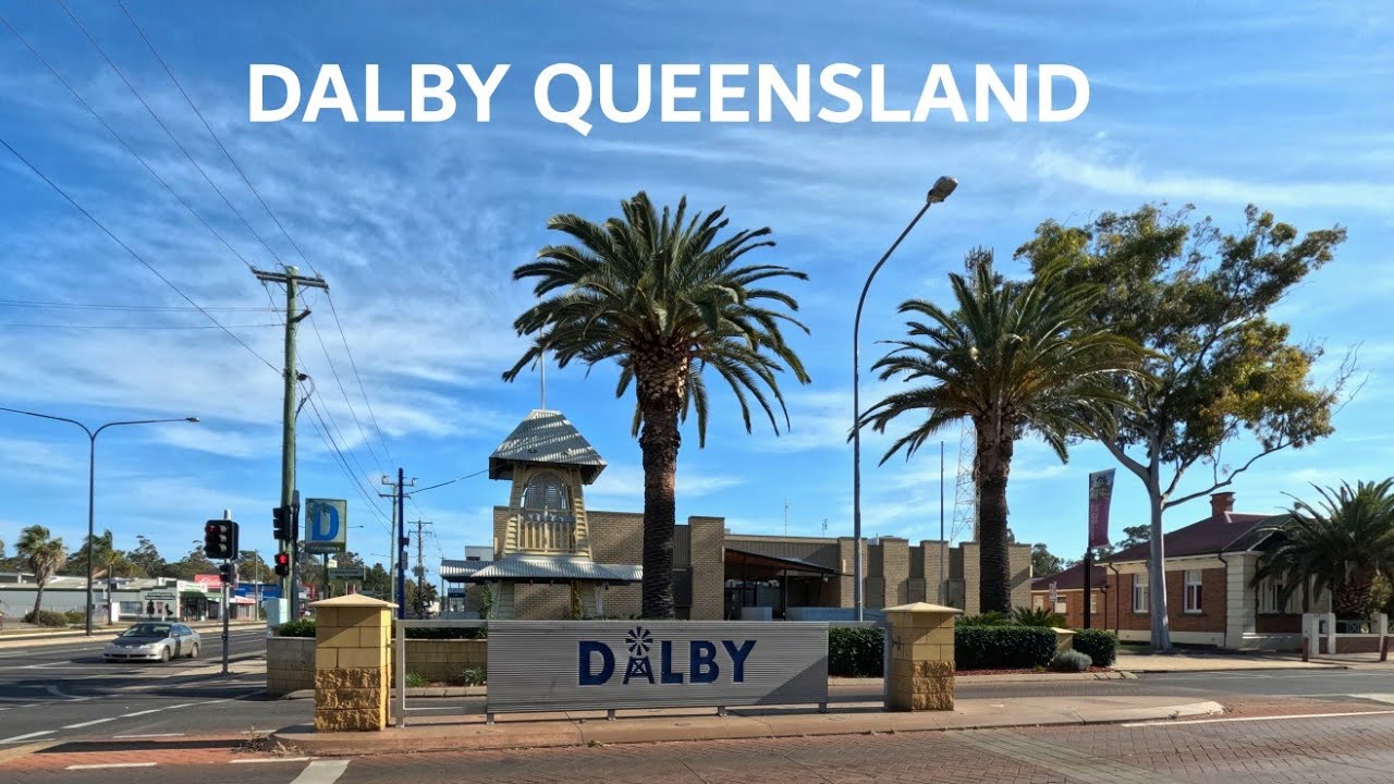 Dalby, Queensland, Australia  - 4K Early Morning Walking Tour