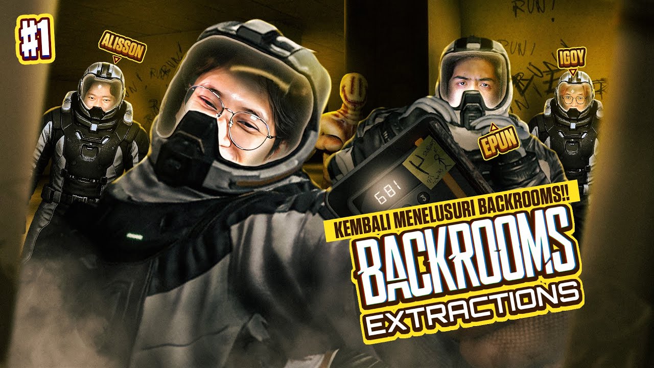 KEMBALI MENELUSURI RUANG BACKROOMS - Backrooms: Extractions Indonesia Part 1