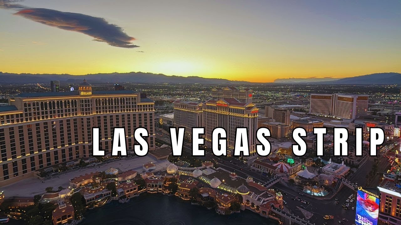 Las Vegas Strip Sunset Walking Tour | New Bellagio Harvest Display, Formula 1 Construction Begins