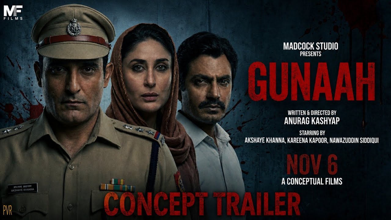GUNAAH :Official Trailer | Akshay Khanna | Kareena Kapoor |Nawazuddin S.| New Movie Trailer |Concept