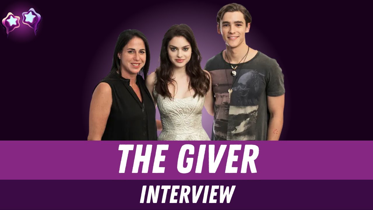 The Giver Cast Interview: Brenton Thwaites, Odeya Rush & Nikki Silver | Lois Lowry Movie Adaptation