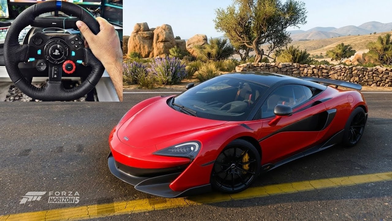 Mclaren 600LT 2261HP Forza Horizon 5 Logitech G29 Gameplay