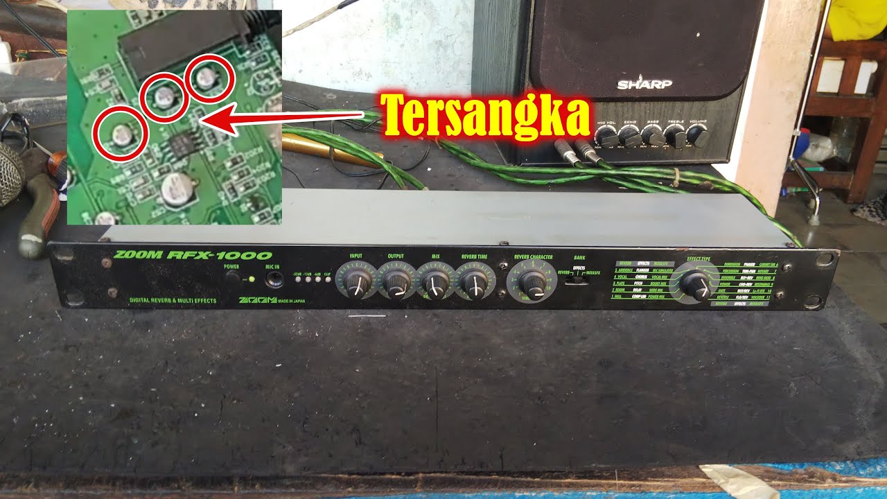 Servis Effect Zoom RFX1000 Suara Kemrosok