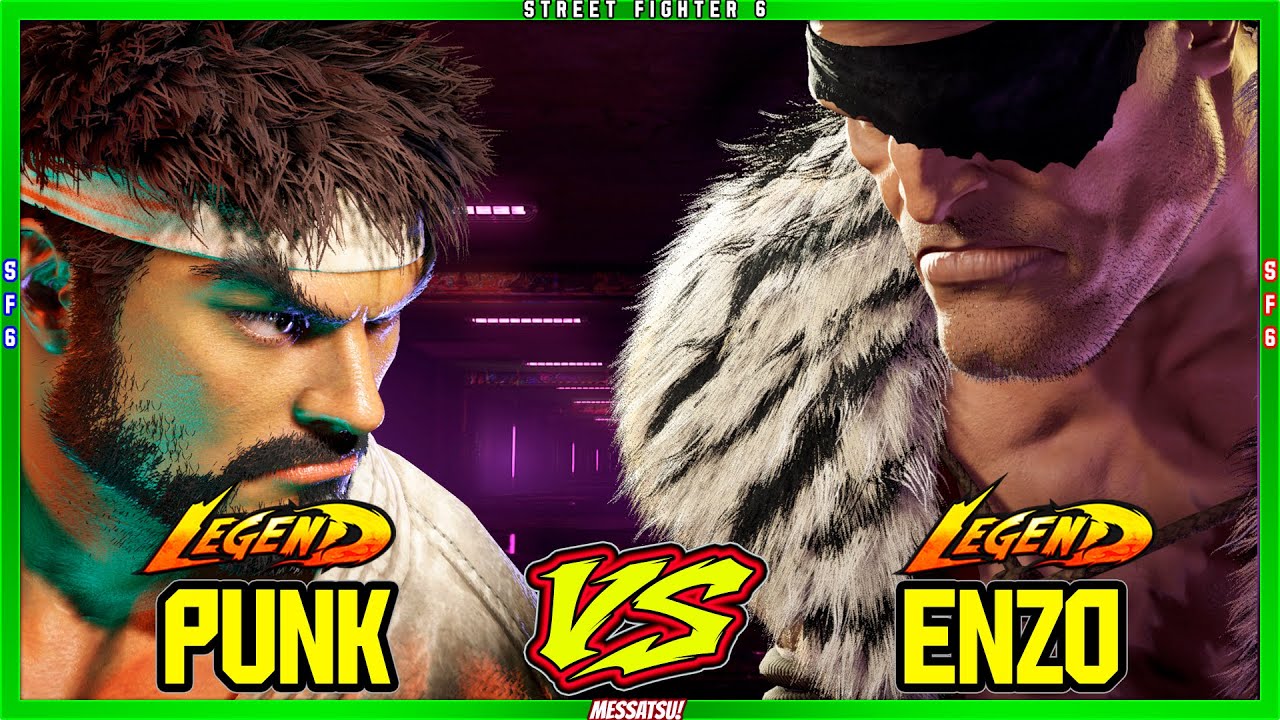 SF6 Punk (Ryu) VS Enzo (Sagat)💥Messatsu!💥スト6💥Street fighter 6