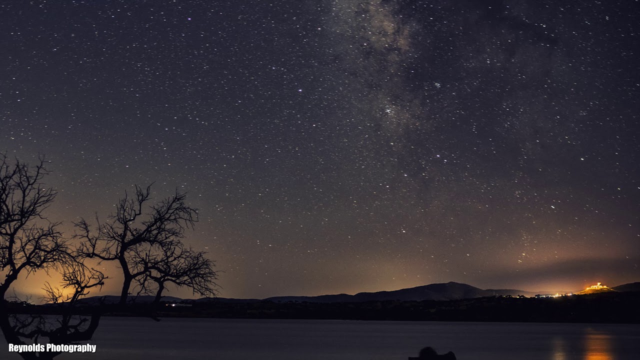 Perseidas Pantano Villalba Timelapse LLuvia de Estrellas 2018 en 4K