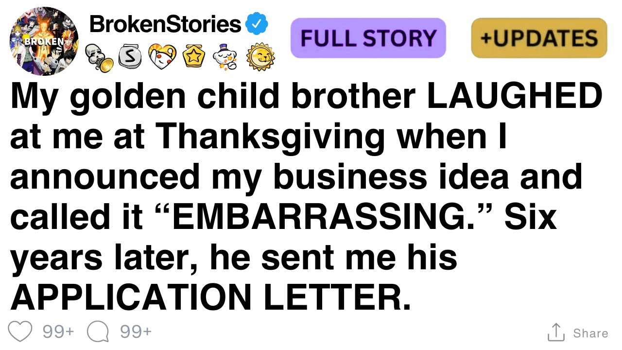 My golden child brother LAUGHED at me at Thanksgiving when I announced my business idea [FULL STORY]