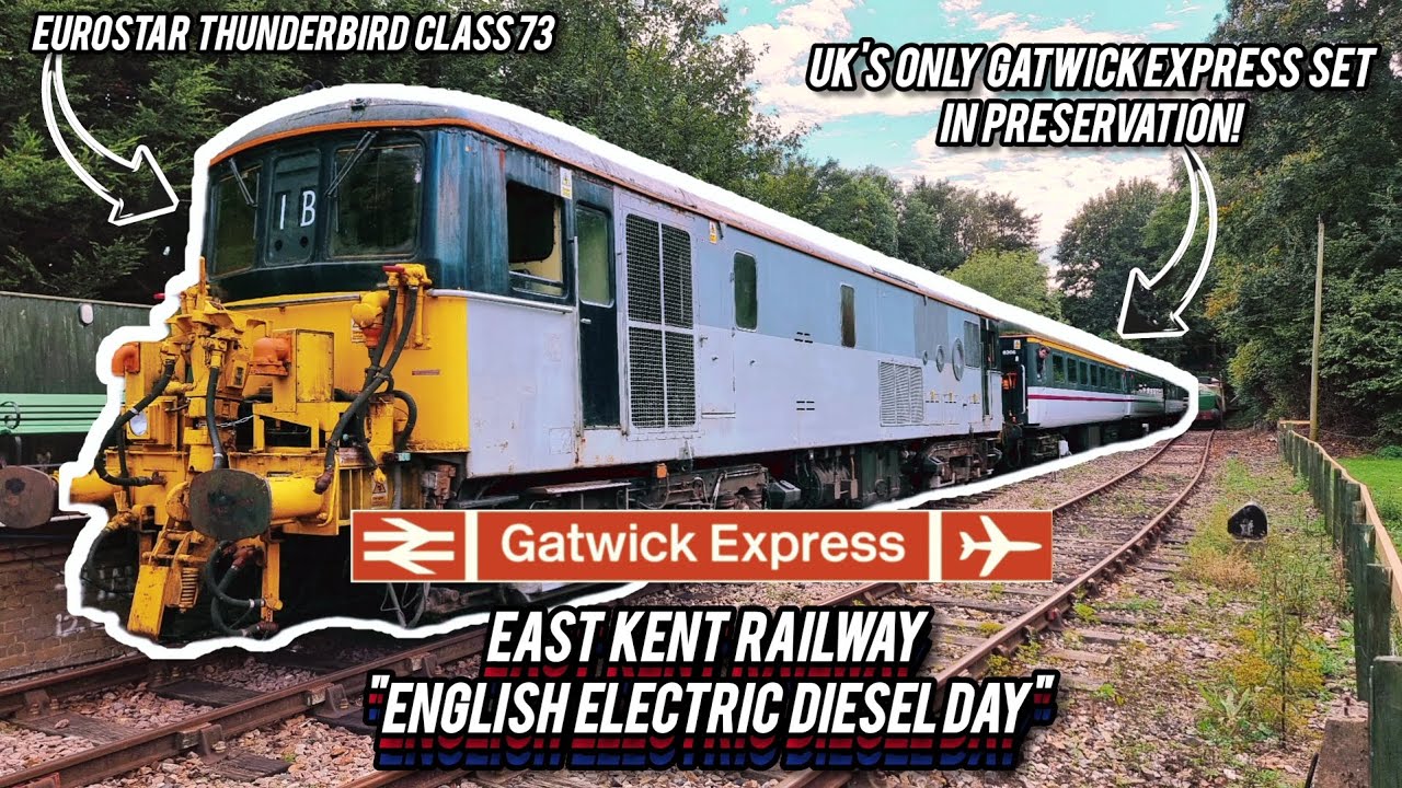The ONLY Gatwick Express Set In Preservation! | It Was Class 73 Kinda Day! | East Kent Railway