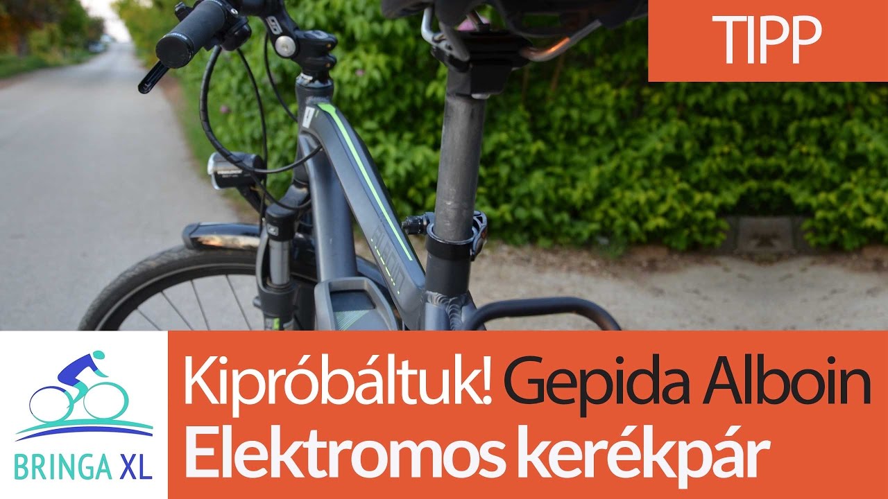 Elektromos kerékpár teszt - Gepida Alboin 1000