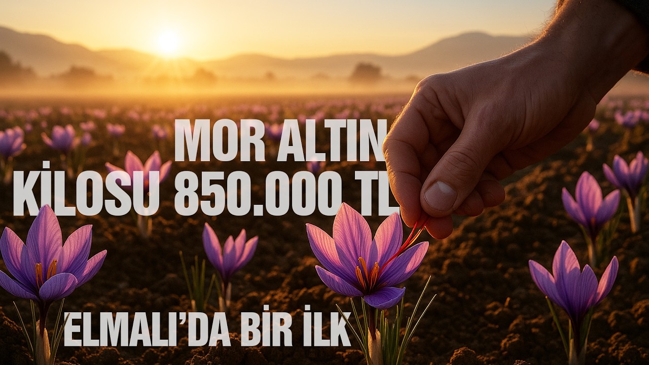 KİLOSU 850.000 TL, BİR DÖNÜMDEN BİR KİLO ÜRETİLİYOR