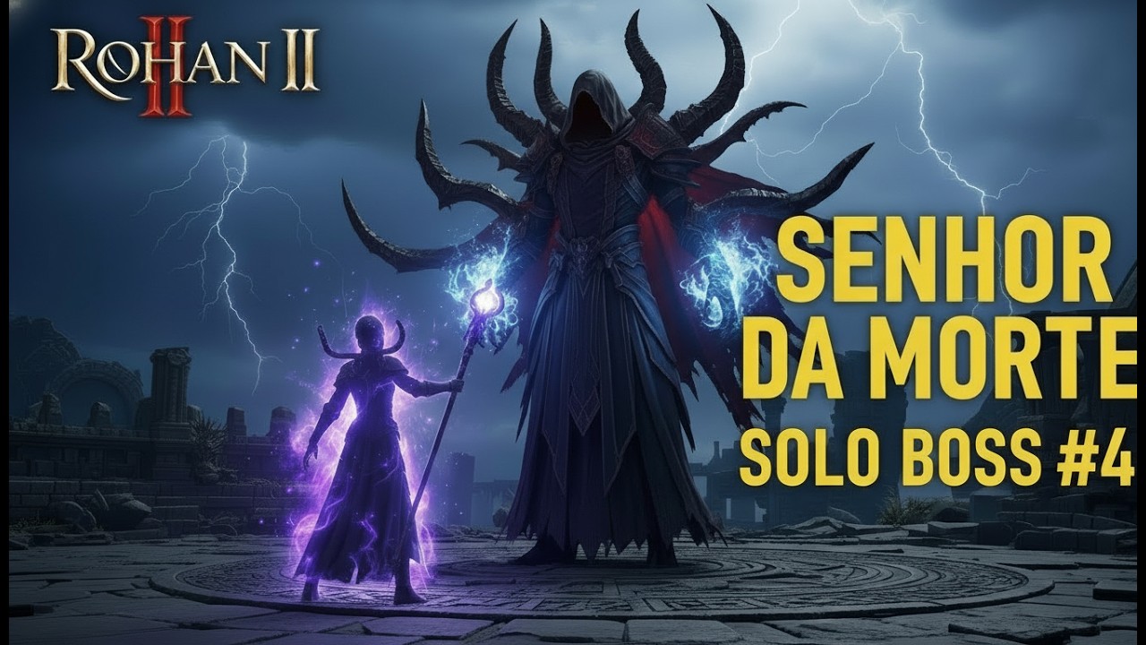 SENHOR DA MORTE — SOLO BOSS #4 | ROHAN 2 MMORPG - MOBILEGAME - JOGO 90% AUTOMATICO