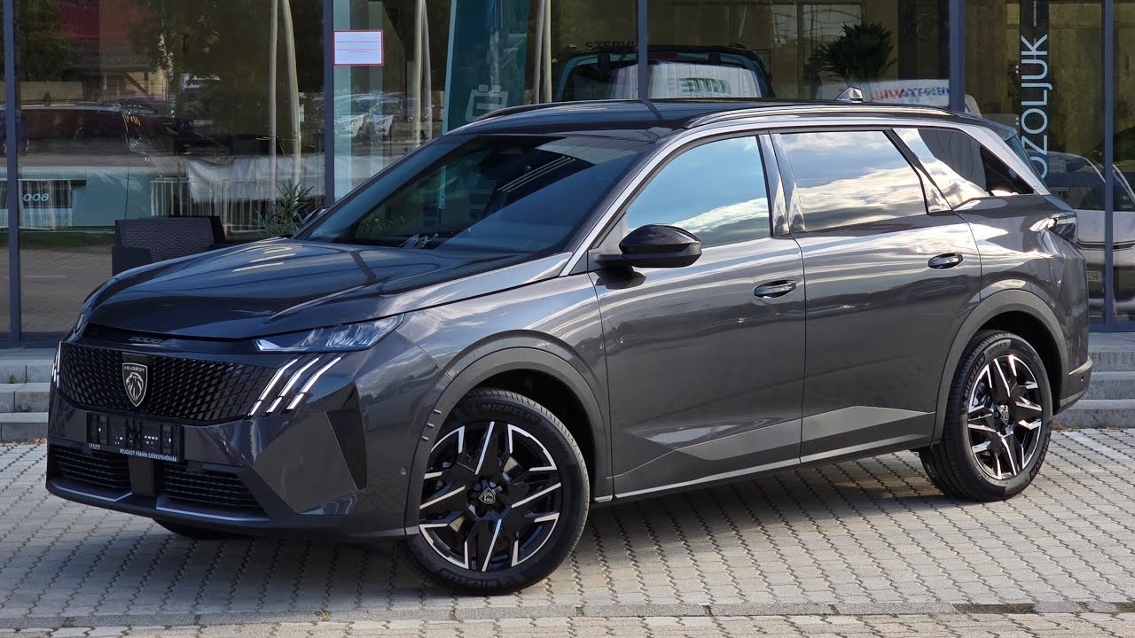 NEW 2024 Peugeot 5008 Allure Hybrid 145 1.2 48V e-DCS6 Titane Grey