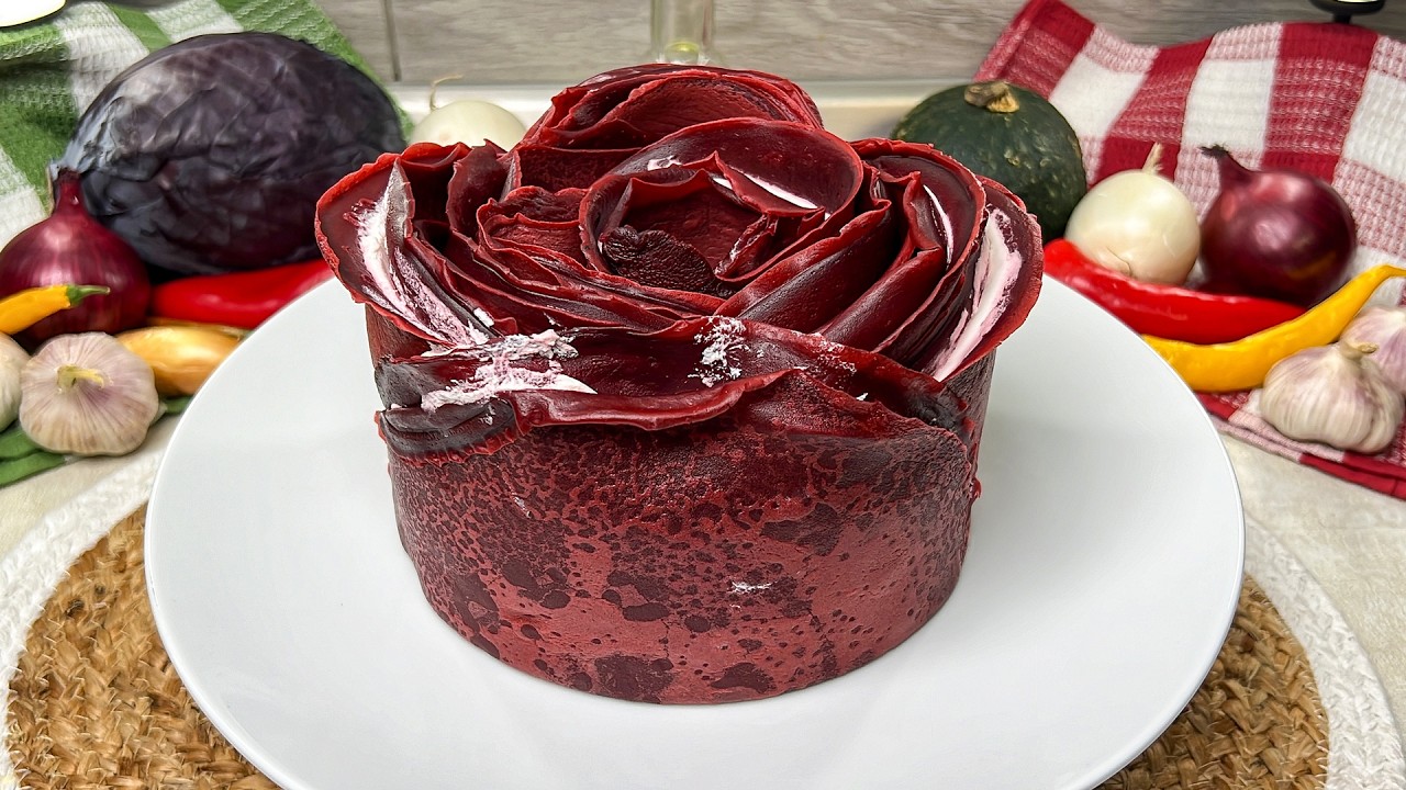 Блинный торт РОЗА 🌹 — гости будут в шоке! Самый красивый блинный торт!