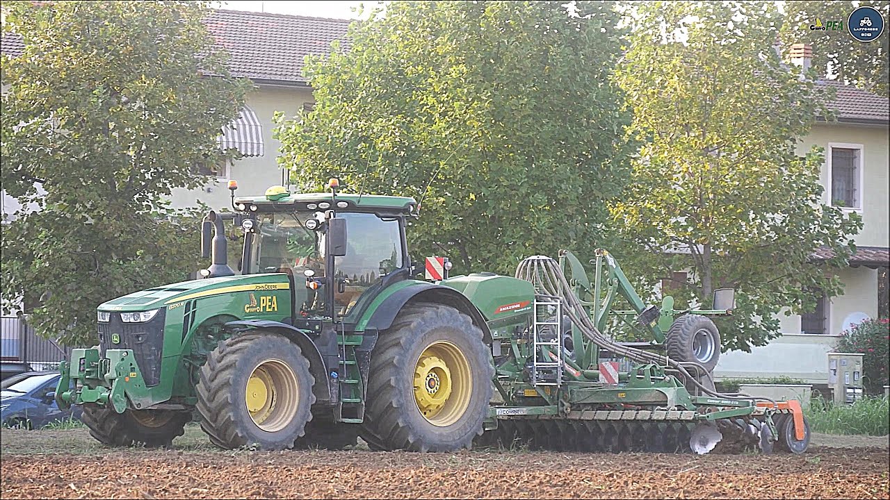 JD 8370R + New Amazone Catros+ 6m - Gruppo PEA - Cultivating & seeding 2024
