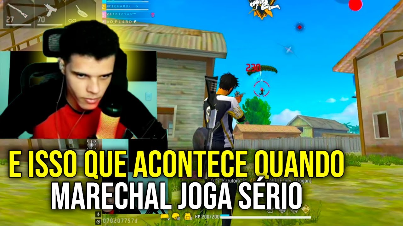 E ISSO QUE ACONTECE QUANDO O MARECHAL JOGA - SÉRIO