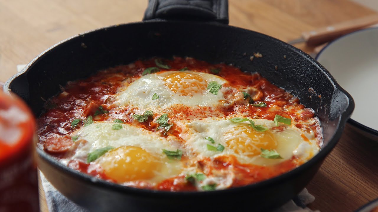 지옥에서 온 계란, 에그인헬 :  EGGS IN HELL (SIMPLE SHAKSHUKA) : 꿀키