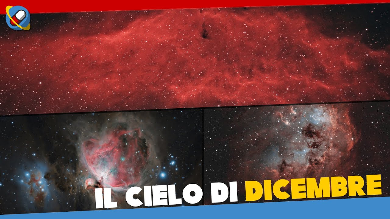 ASTROFOTOGRAFIA - Il CIELO di DICEMBRE. Arriva il cacciatore ORIONE sulle spiagge della CALIFORNIA!