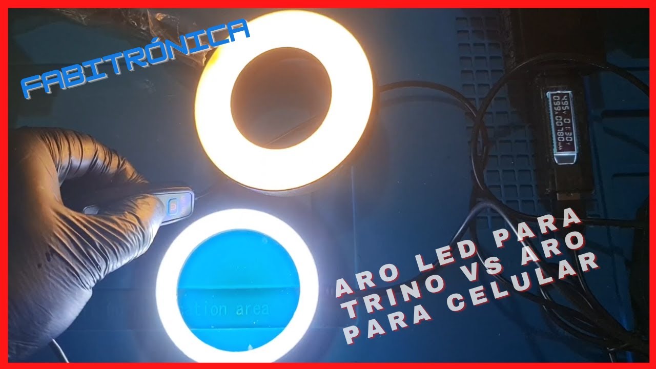Anillo/Aro LED para microscopio vs Aro Led para celular PARTE 1