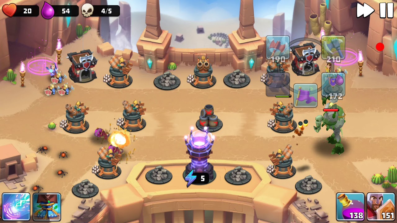 Castle Creeps TD - Chapter 35 Level 139-Acropolis 3 Stars