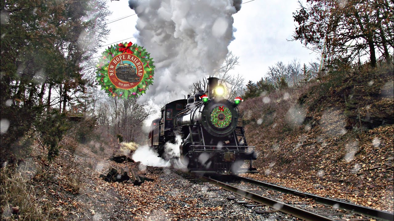 New Hope & Ivyland Railroad: Steam and Diesel on the Santa express limited