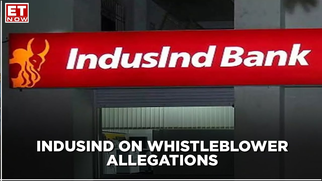 Indusind bank clarification on whistleblower allegations; Stock down 10%